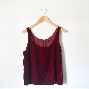 NWT Jcrew velvet tank top style#J4925